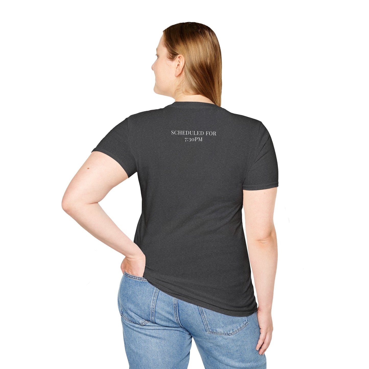 'Calm, Collected — Crying Later (Scheduled 7:30PM)' T-Shirt