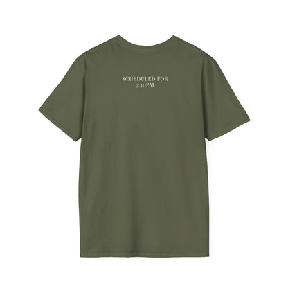 'Calm, Collected — Crying Later (Scheduled 7:30PM)' T-Shirt