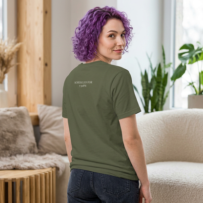 'Calm, Collected — Crying Later (Scheduled 7:30PM)' T-Shirt