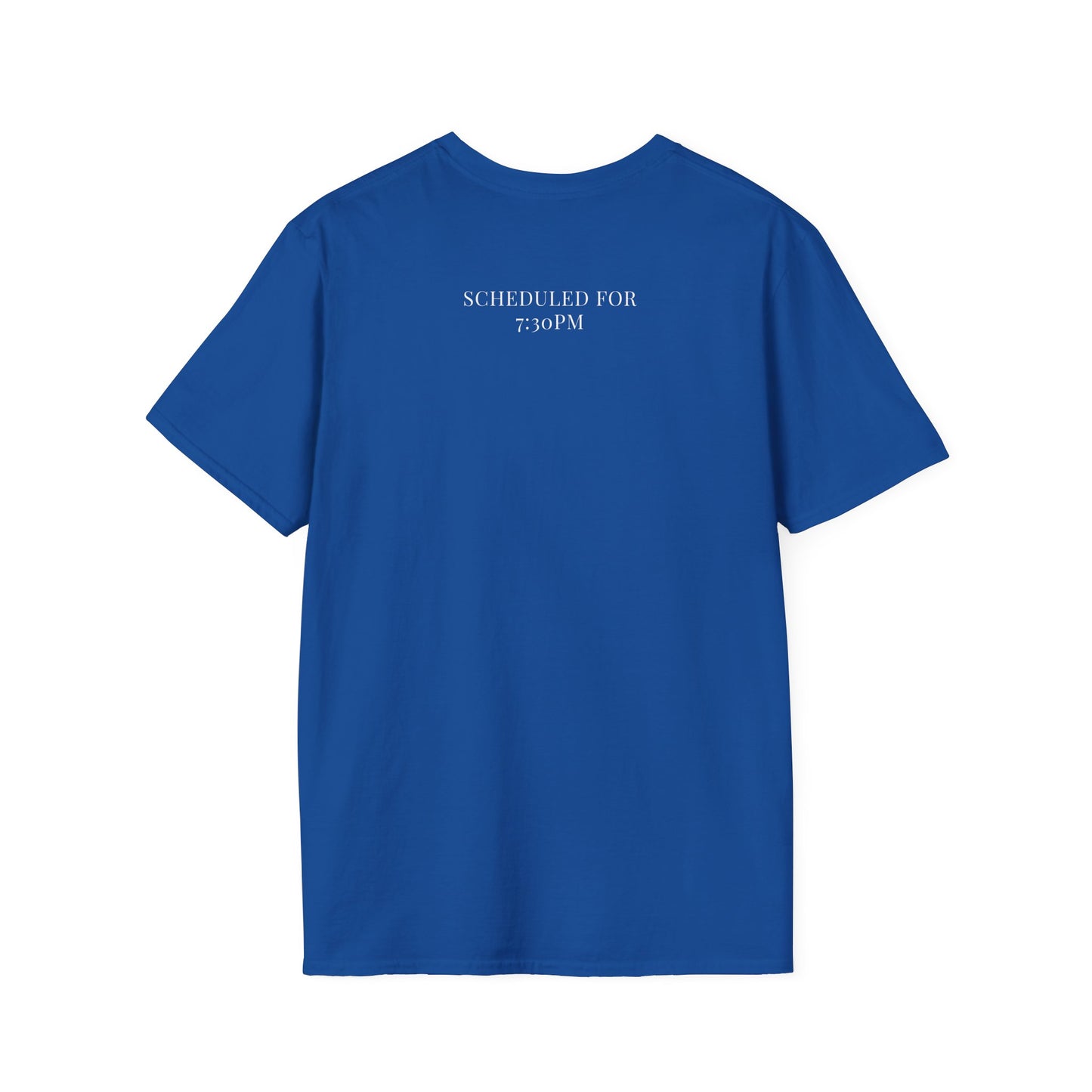 'Calm, Collected — Crying Later (Scheduled 7:30PM)' T-Shirt