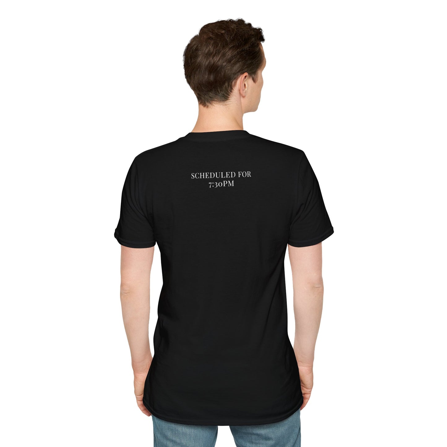 'Calm, Collected — Crying Later (Scheduled 7:30PM)' T-Shirt