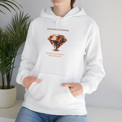 Warm. Comfortable. Morally flexible. | Unisex Hoodie