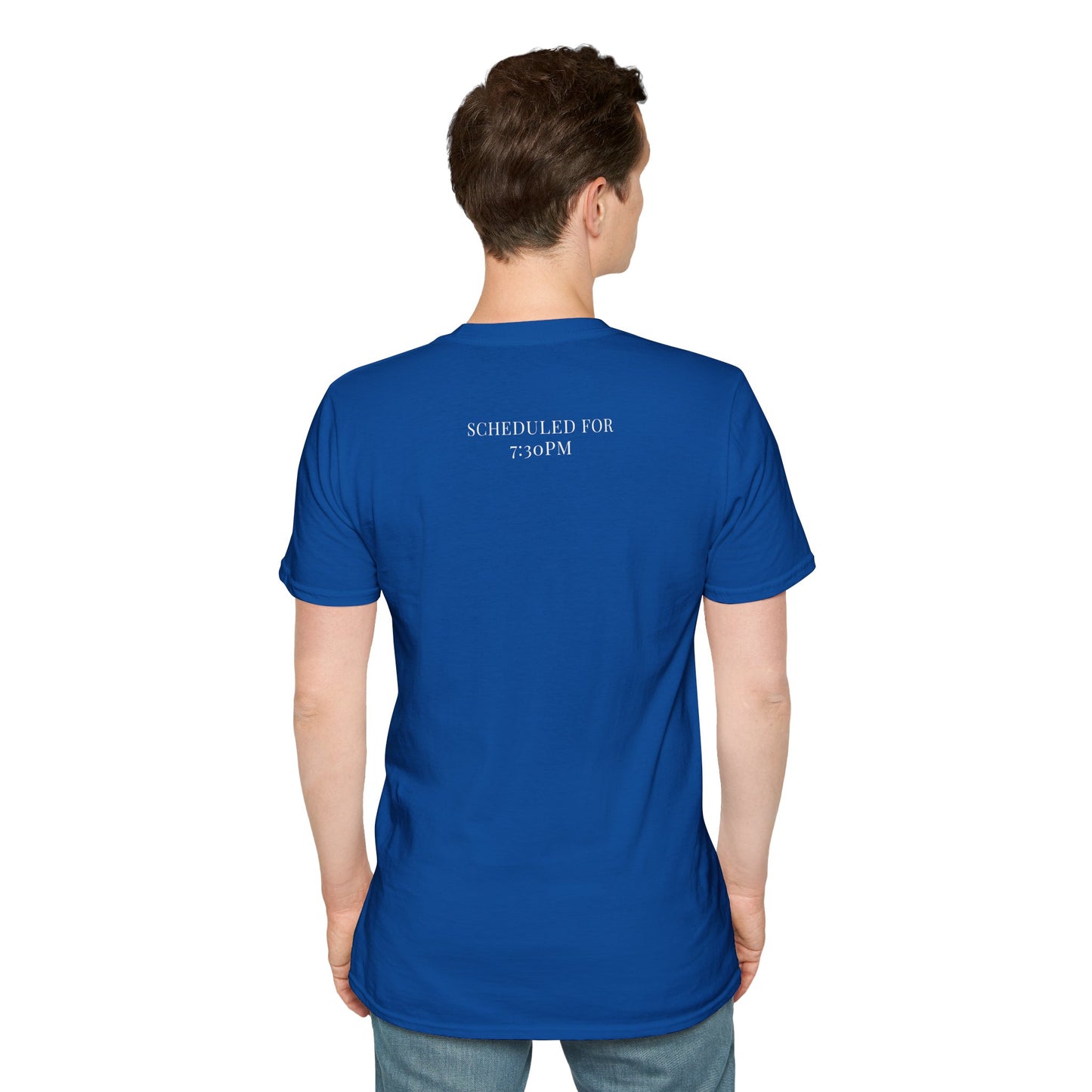 'Calm, Collected — Crying Later (Scheduled 7:30PM)' T-Shirt