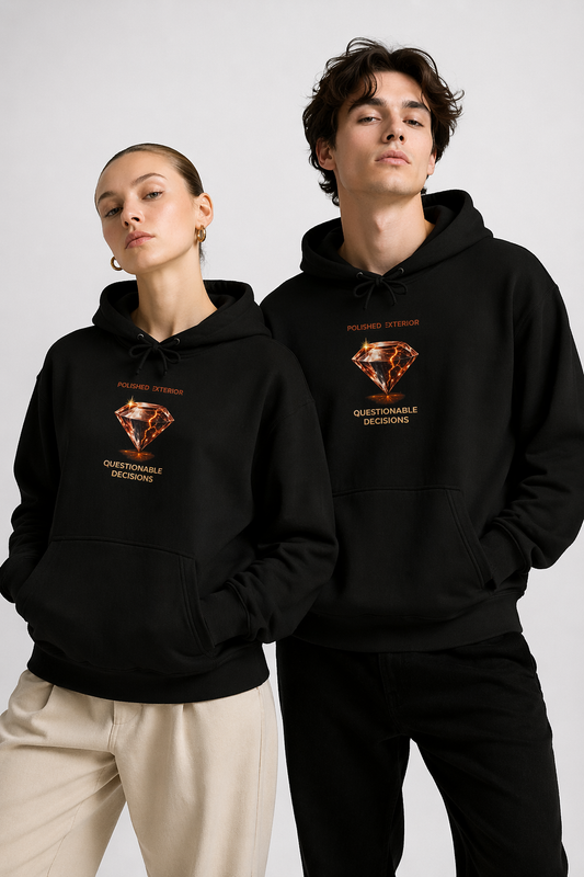 Warm. Comfortable. Morally flexible. | Unisex Hoodie